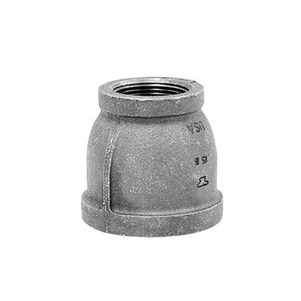 Anvil 1-1/2 in. FPT X 3/4 in. D FPT Black Malleable Iron Reducing Coupling